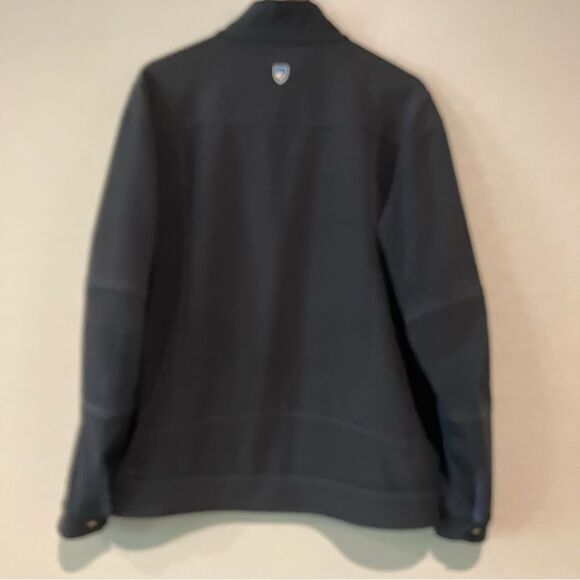 Kuhl Impakt Full Zip Water Repellent Fleece Lined Jacket Gray Navy Men's Large - Picture 9 of 14